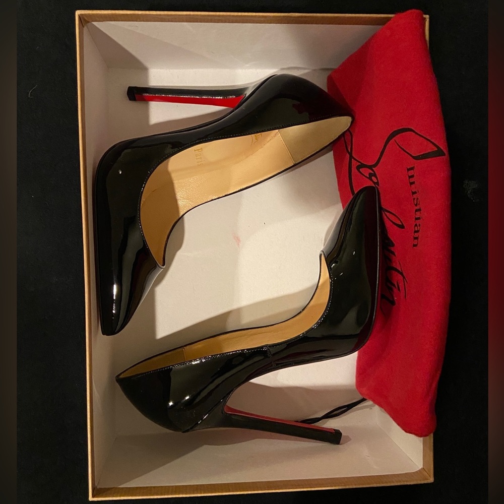 Christian Louboutin Pigalle 120 Patent Leather Heels size 6